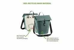 Vaude ReCycle Pro Single Cykelväska Dusty Forest 13 Vaude ReCycle Pro Single Cykelväska Dusty Forest -Elcykel Försäljning 159641510 ReCycle Pro Single Dusty Forest 3 1080x720 1