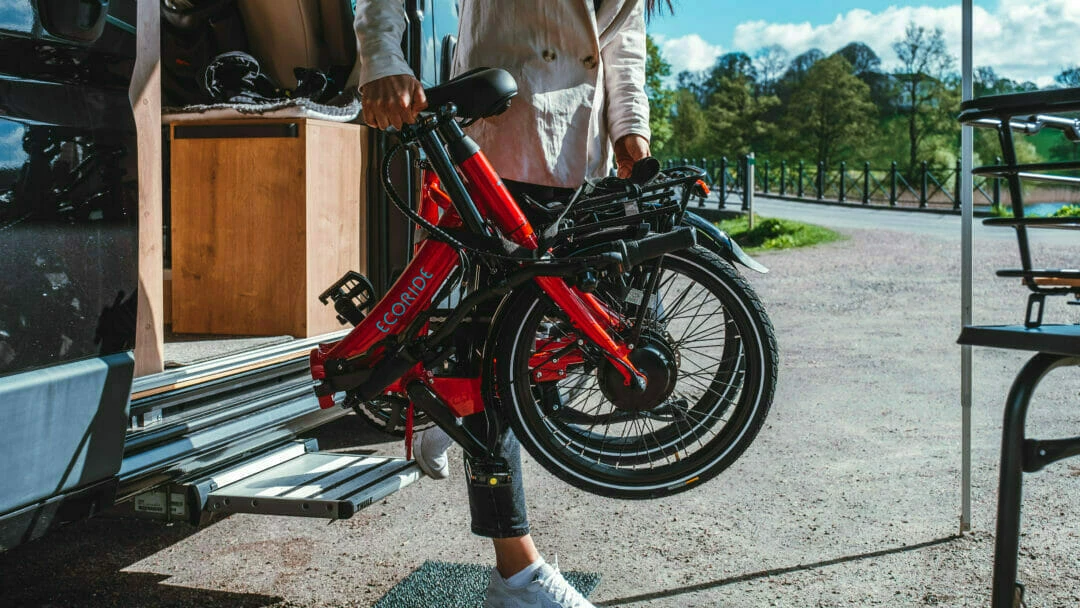 Ecoride Flexer AXS FOLD H3-Front 3-vxl Röd 20'' Dam 2023 5 Ecoride Flexer AXS FOLD H3-Front 3-vxl Röd 20'' Dam 2023 - Bild 3