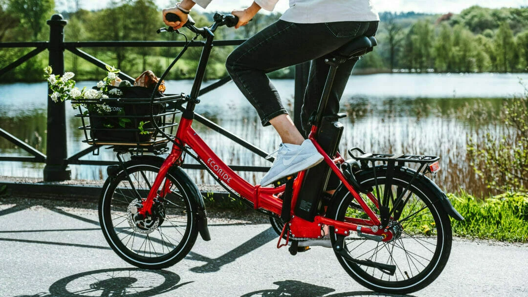 Ecoride Flexer AXS FOLD H3-Front 3-vxl Röd 20'' Dam 2023 4 Ecoride Flexer AXS FOLD H3-Front 3-vxl Röd 20'' Dam 2023 - Bild 2