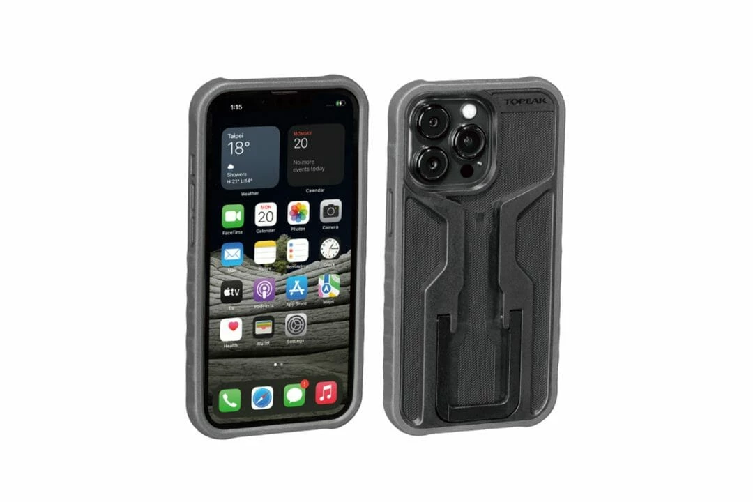 Topeak RideCase IPhone 13 Pro Max Svart/grå 3 Topeak RideCase IPhone 13 Pro Max Svart/grå