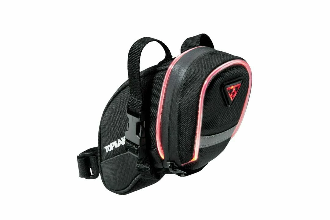 Topeak AeroWedge IGlow QuickClick Sadelväska Small Svart 0,8L 4 Topeak AeroWedge IGlow QuickClick Sadelväska Small Svart 0,8L - Bild 2