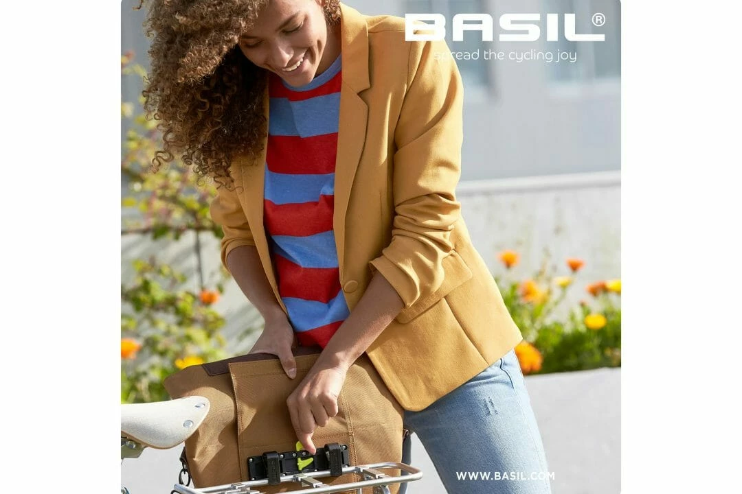 Basil City Shopper 16l Brun 4 Basil City Shopper 16l Brun - Bild 2