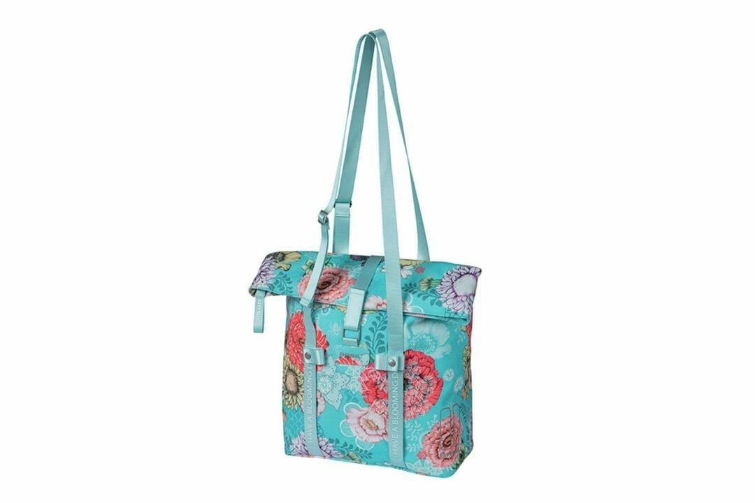 Basil Shopper Bloom Pakethållarväska 20l Blå 3 Basil Shopper Bloom Pakethållarväska 20l Blå