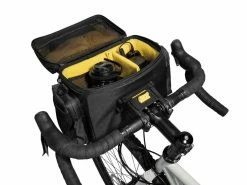 Topeak TourGuide Handlebar Bag DX Styrväska Svart 8 L 7 Topeak TourGuide Handlebar Bag DX Styrväska Svart 8 L -Elcykel Försäljning TT3022B2 mnt open Topeak TourGuide Handlebar Bag DX styrvaska 1080x810 1