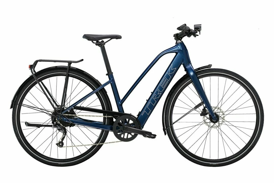Trek FX+ 2 Stagger Satin Mulsanne Blue 252Wh 3 Trek FX+ 2 Stagger Satin Mulsanne Blue 252Wh