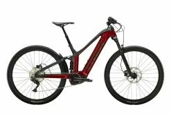 Framsida 31 Trek Powerfly FS 4 500 Crimson/Lithium Grey 29"